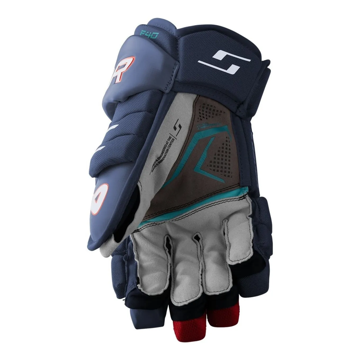 Bauer Hockeyhandskar Supreme F40 Int Navy/Red