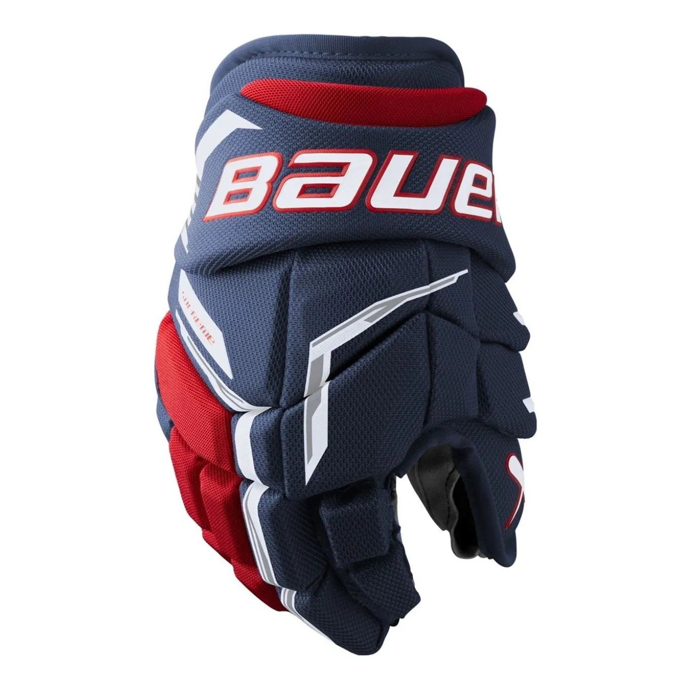 Bauer Hockeyhandskar Supreme Fuse Int Navy/Red