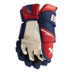 Bauer Hockeyhandskar Vapor Flypro Jr Navy/Red/White