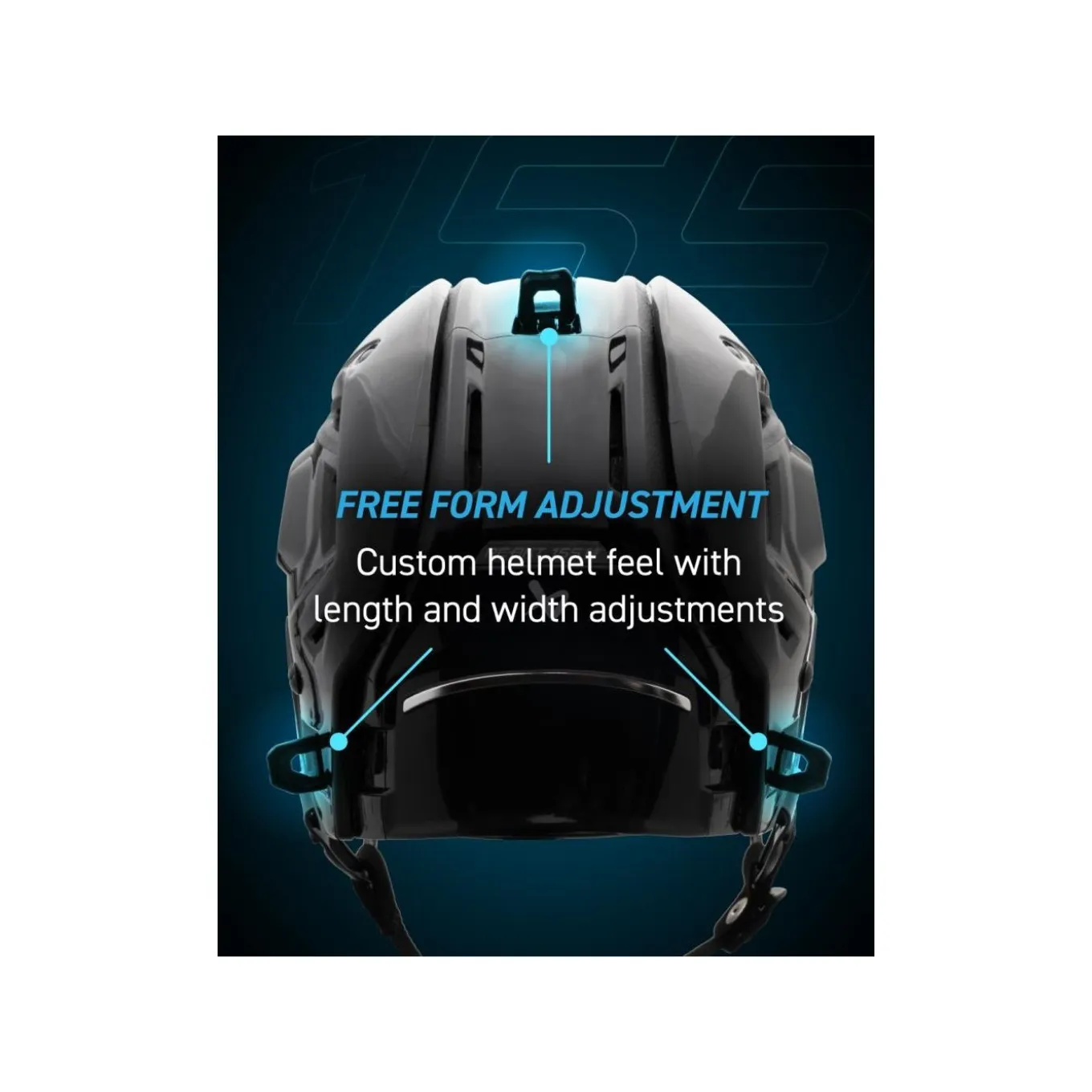 Bauer Hockeyhjälm Re-Akt 155 White