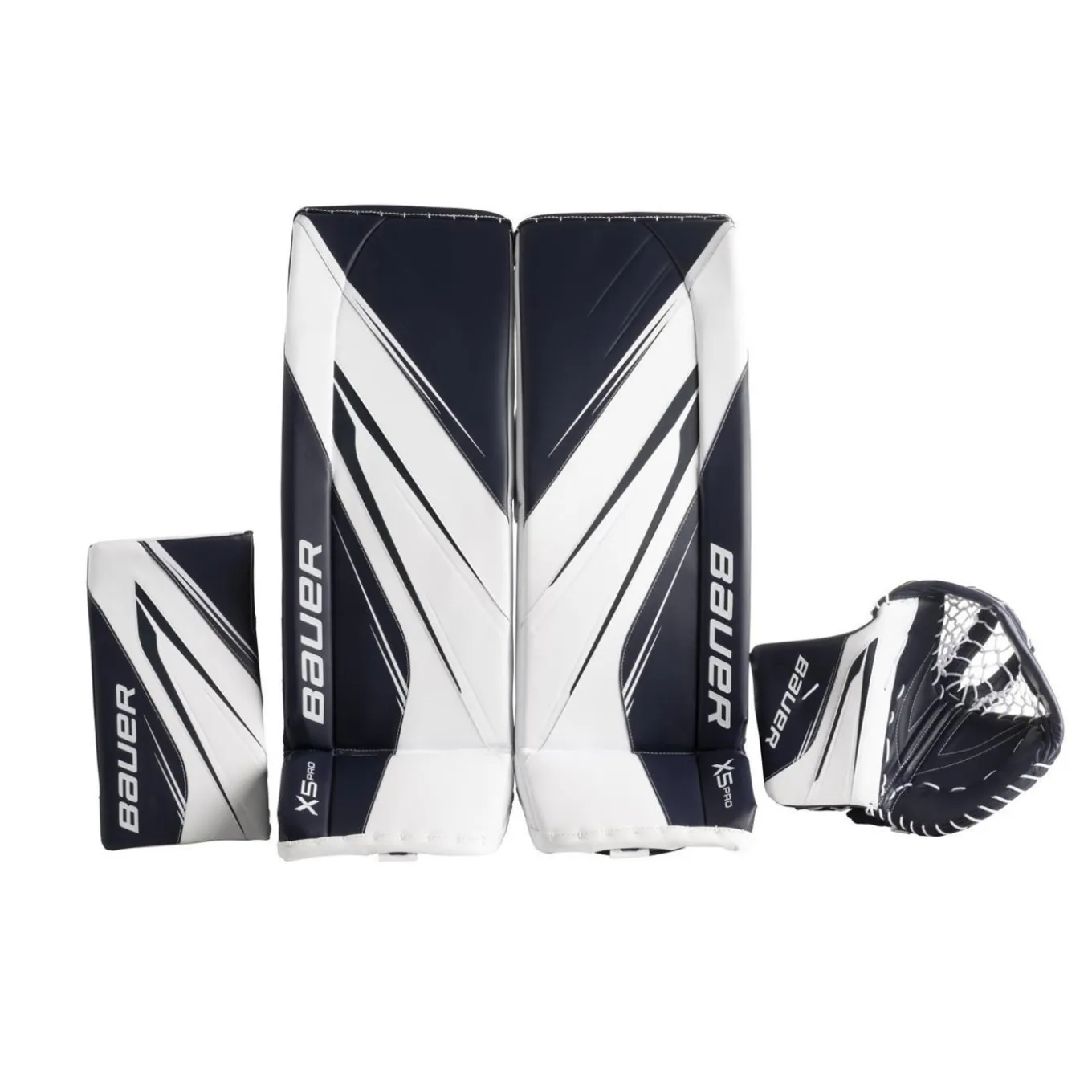 Bauer Målvaktsbenskydd Vapor X5 Pro Int White/Navy