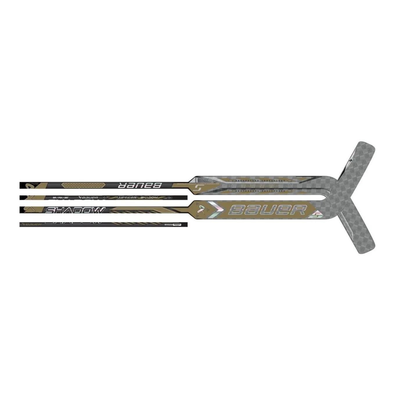Bauer Målvaktsklubba Shadow Sr Metallic Gold