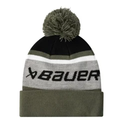 Bauer Mössa Intarsia Knit Pom Jr Grey/Green