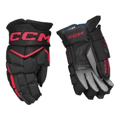 CCM Hockeyhandskar Jetspeed FT8 Jr Black/Red