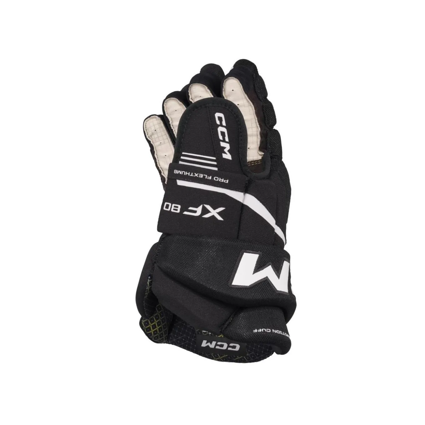 CCM Hockeyhandskar Tacks XF 80 Jr Black/White