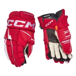CCM Hockeyhandskar Tacks XF Jr Red/White