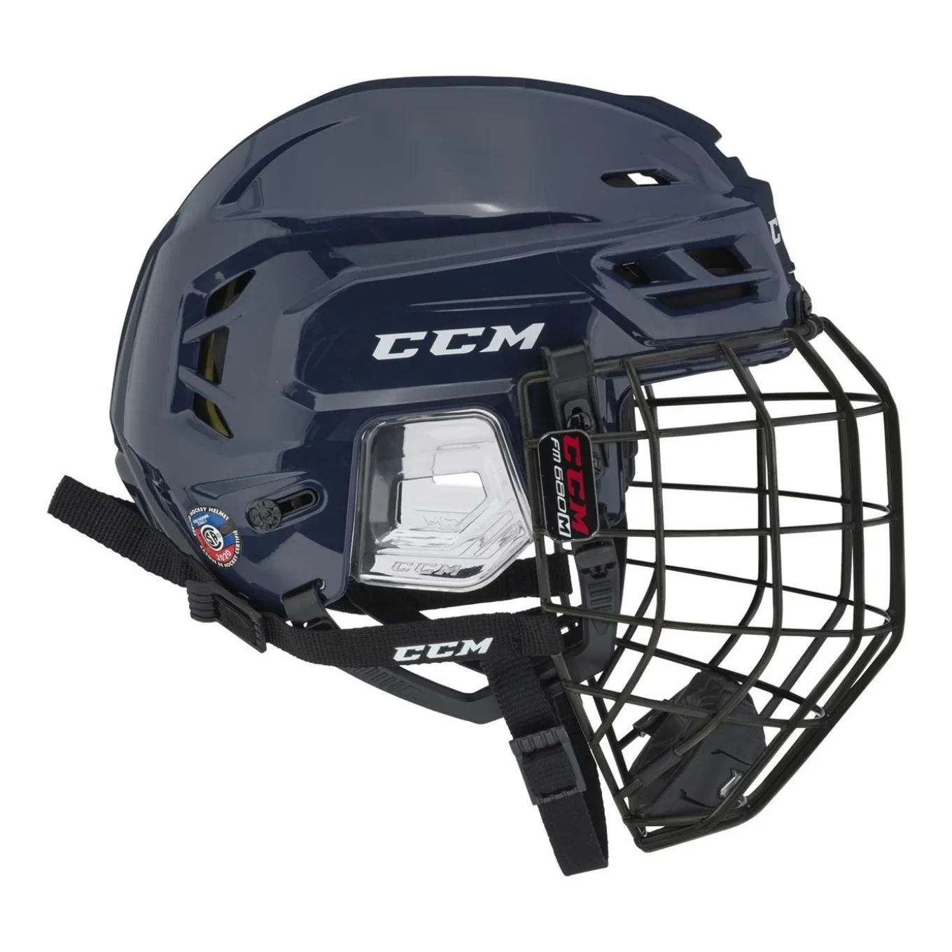 CCM Hockeyhjälm 310 Combo Jr Navy