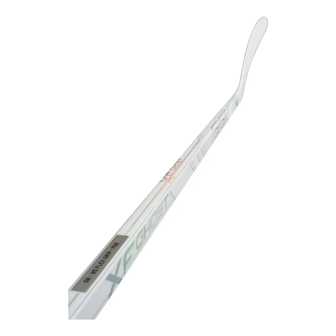 CCM Hockeyklubba XF Ghost Jr White