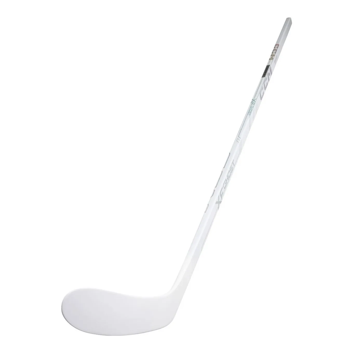 CCM Hockeyklubba XF Ghost Jr White