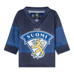 CCM Matchtröja Replica Team Finland Yth Navy
