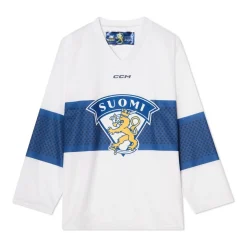 CCM Matchtröja Replica Team Finland Sr White