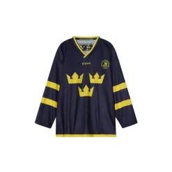 CCM Matchtröja Replica Team Sweden Yth Navy