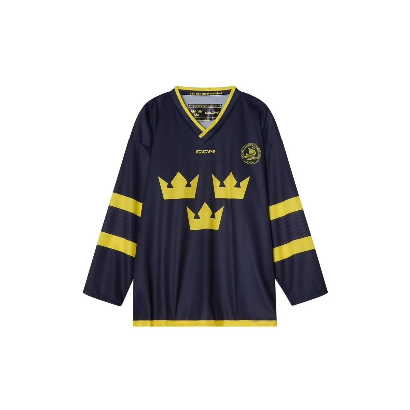 CCM Matchtröja Replica Team Sweden Kids Navy
