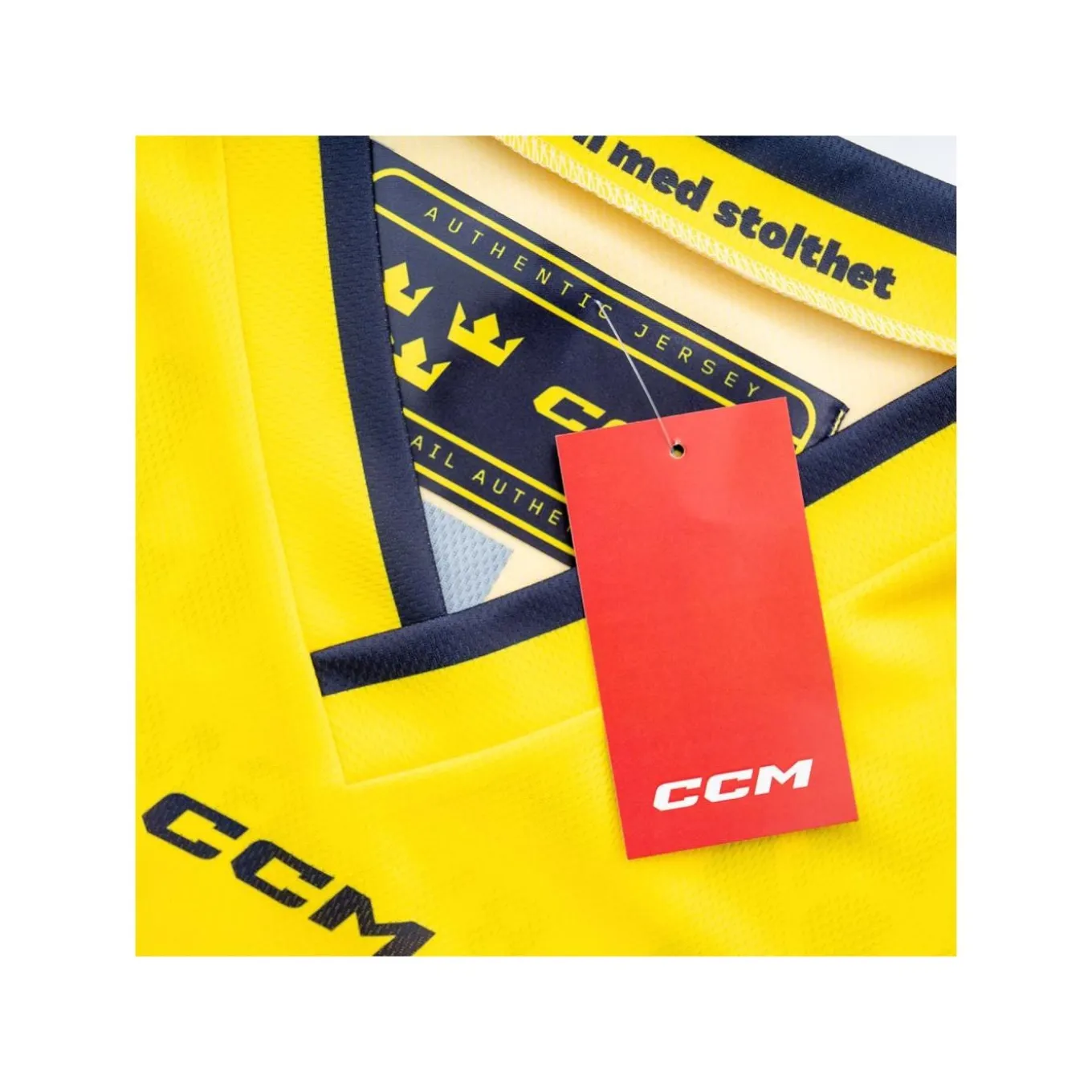 CCM Matchtröja Replica Team Sweden Kids Yellow
