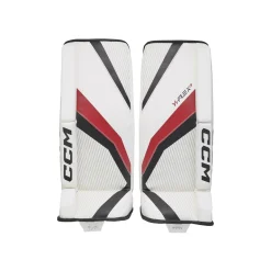CCM Målvaktsbenskydd YTflex 3 Vit/Röd/Svart