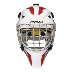 CCM Målvaktsmask Axis F5 Certified Cat-Eye Dekal Sr White/Red