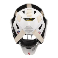 CCM Målvaktsmask Axis F5 Certified Cat-Eye Dekal Sr White/Red
