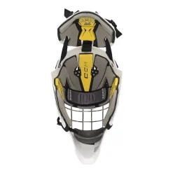 CCM Målvaktsmask Axis F5 Certified Cat-Eye Dekal Sr White/Royal