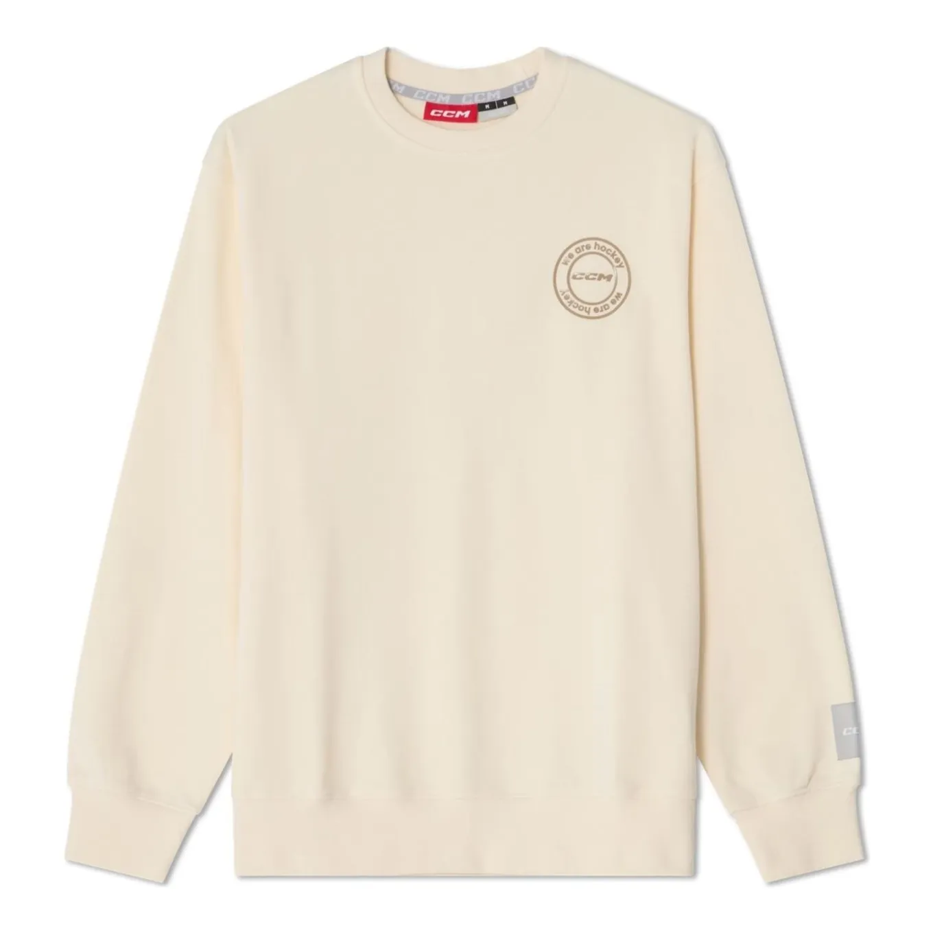 CCM Tröja Crew Neck We Are Hockey Sr Egret