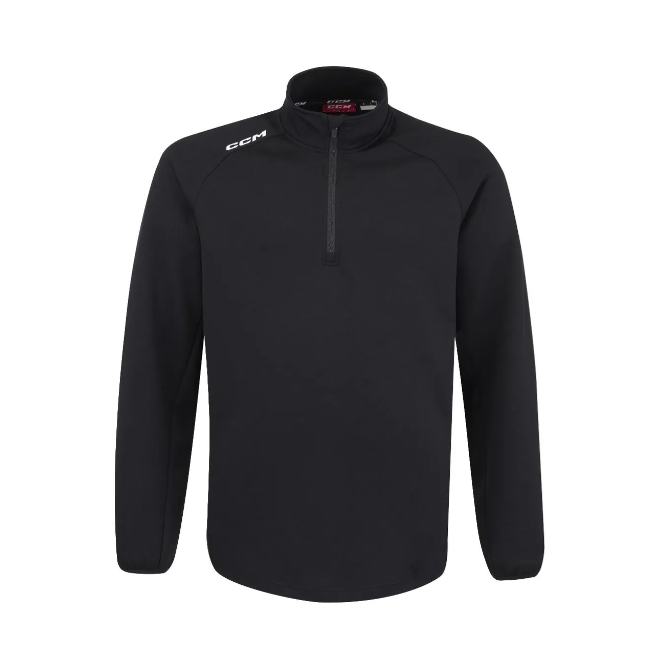 CCM Tröja Locker 1/4 Zip Jr Black