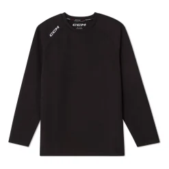 CCM Tröja Tech Fleece Crew Neck Jr Black