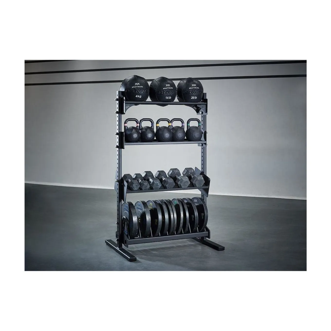 Kraftmark Hyllförvaring För Kettlebells / Slamballs