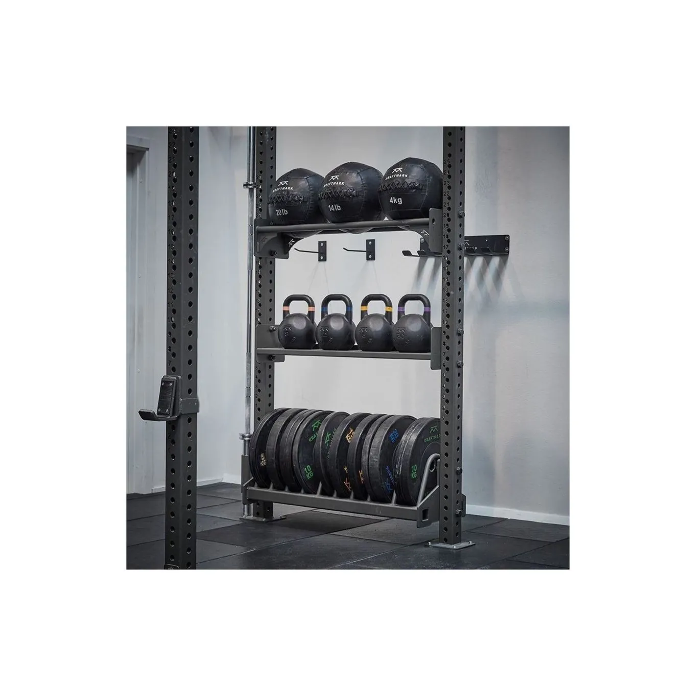 Kraftmark Hyllförvaring För Kettlebells / Slamballs