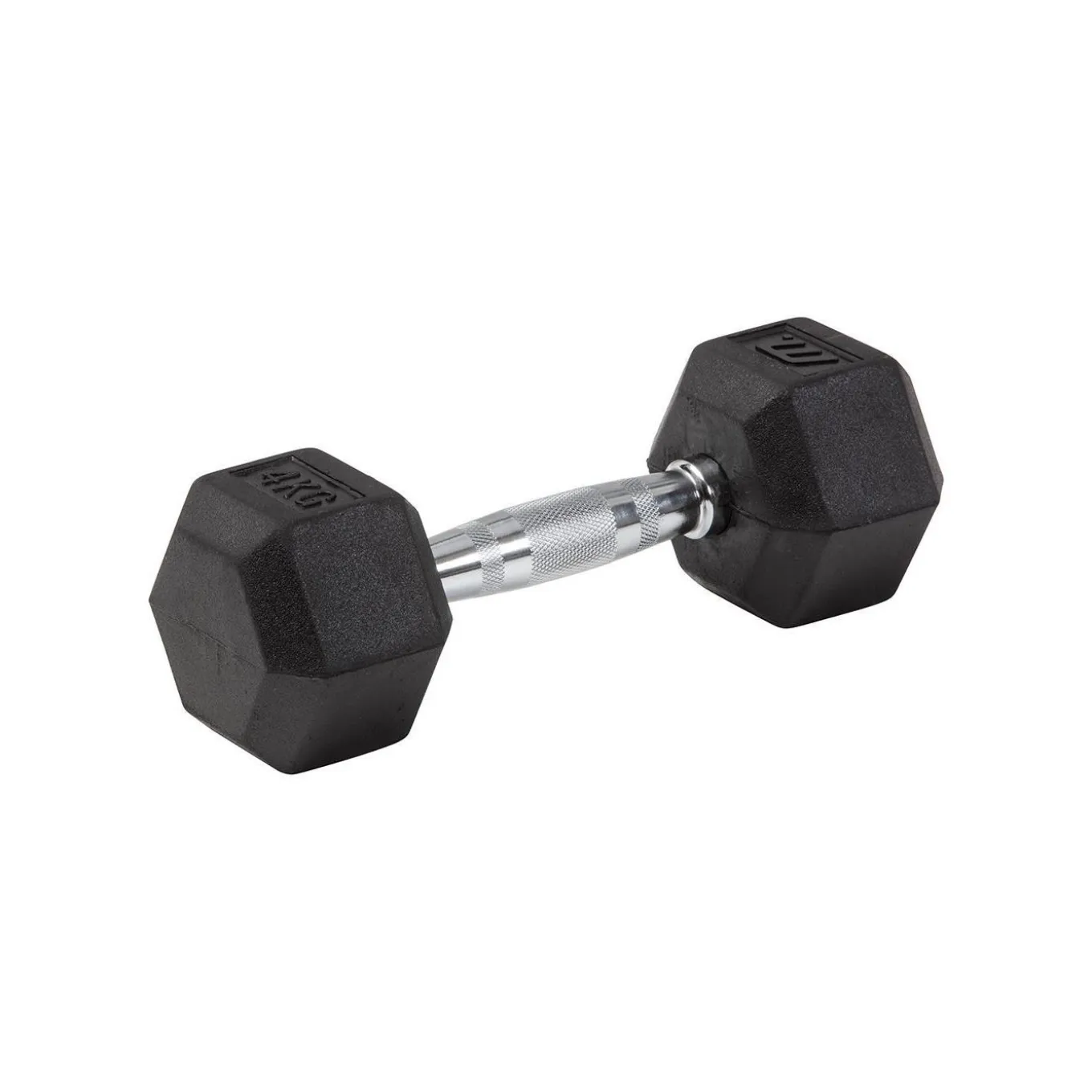 Master Fitness Hantlar Hex Gummi / Krom