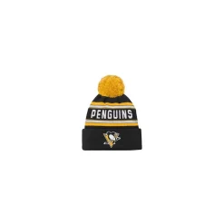 Outerstuff Mössa Jacquard Cuff Pom - Pittsburgh Penguins