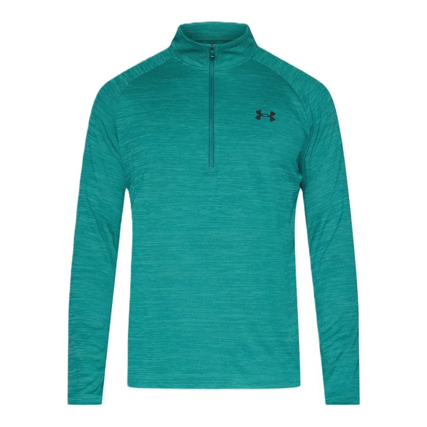 Under Armour Tröja Tech Textured 1/2 Zip Sr Rack Green