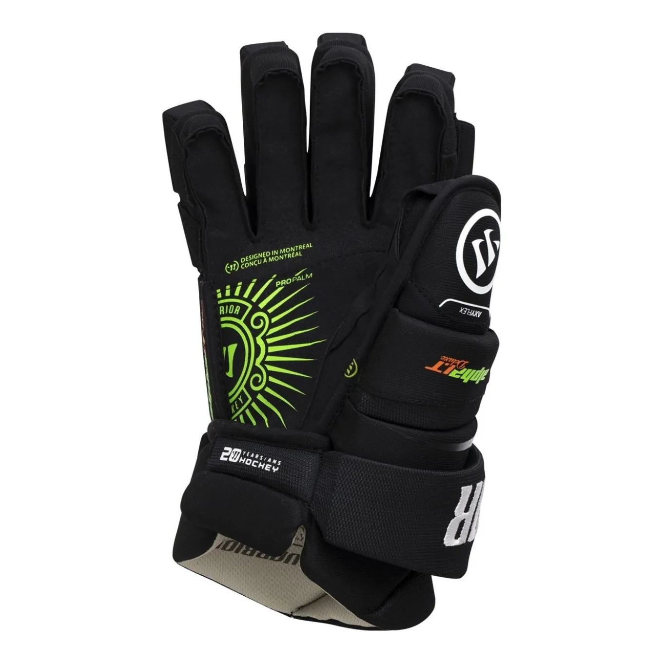 Warrior Hockeyhandskar Alpha Deluxe LT Jr Black